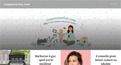 Desktop Screenshot of langueauchat.com