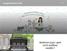 Tablet Screenshot of langueauchat.com